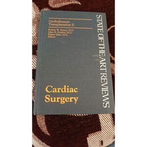 Cardiac Surgery Cardiothoracic Transplantation Cardiac Surgery 1989